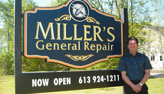 Derek Miller, owner - Miller's General Repair